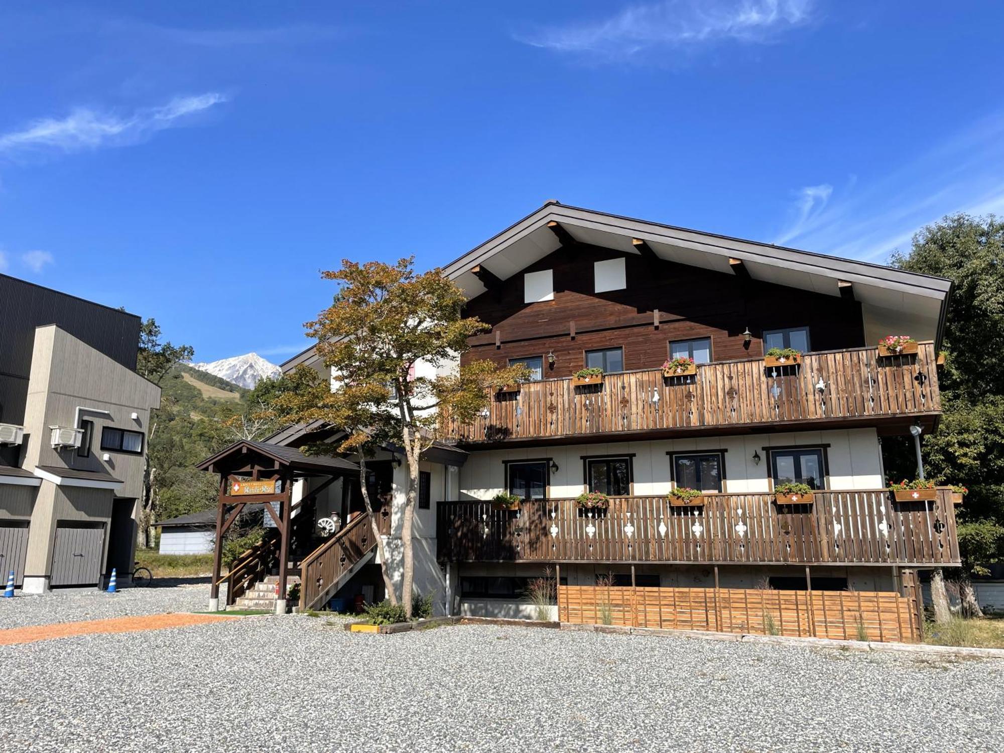 シャレーホテル　ハイジホフ 白馬村 エクステリア 写真